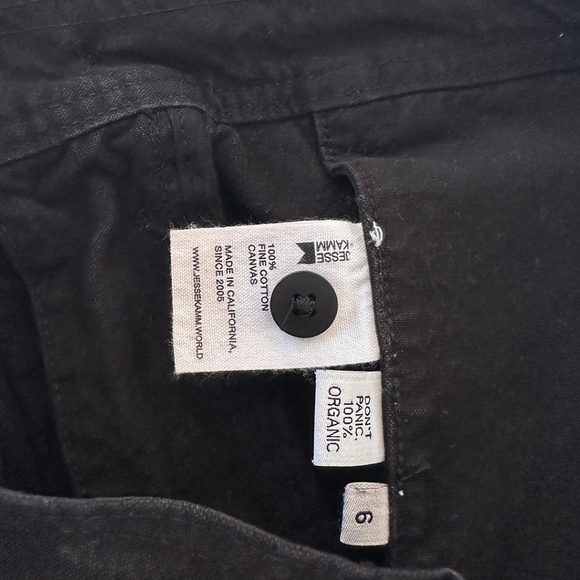 Jesse Kamm ranger pant high waisted black organic cotton 225 cali slims sailor 6 - Picture 9 of 12